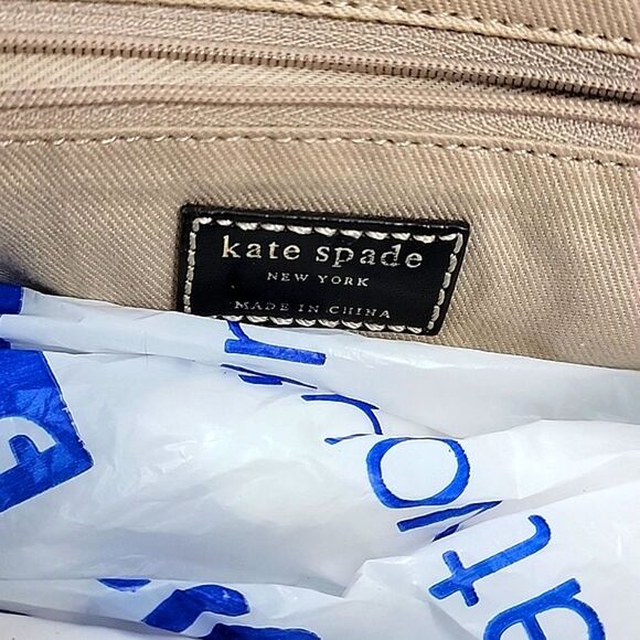 Kate Spade x Maria Kalman black nylon face design tote bag - Picture 8 of 10